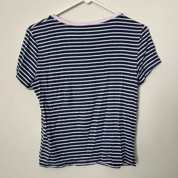 American Eagle Striped T-Shirt Size Medium - Picture 3 of 6